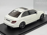 GT Spirit 2007 Mercedes Benz C63 AMG Sedan W204 Diamond White GT928 1:18 - New