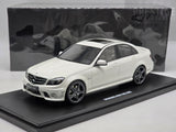GT Spirit 2007 Mercedes Benz C63 AMG Sedan W204 Diamond White GT928 1:18 - New