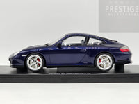 GT Spirit 2002 Porsche 911 Carrera 4S Coupe 996.2 Dark Blue Metallic GT938 1:18 - New