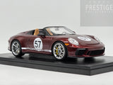 GT Spirit 2019 Porsche 911 Speedster Heritage Edition 991.2 Cherry Red #57 1:18 - New