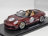 GT Spirit 2019 Porsche 911 Speedster Heritage Edition 991.2 Cherry Red #57 1:18 - New