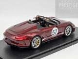 GT Spirit 2019 Porsche 911 Speedster Heritage Edition 991.2 Cherry Red #57 1:18 - New