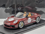 GT Spirit 2019 Porsche 911 Speedster Heritage Edition 991.2 Cherry Red #57 1:18 - New