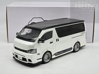 Ottomobile 2008 Toyota Hiace Super GL Custom Pearl White OT1136 1:18 - New