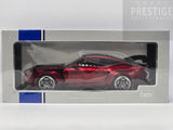 IXO x MCG 2025 Ford Mustang GTD Red Metallic w Silver Wheels 1:18 - New