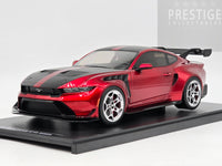 IXO x MCG 2025 Ford Mustang GTD Red Metallic w Silver Wheels 1:18 - New