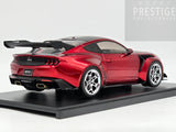 IXO x MCG 2025 Ford Mustang GTD Red Metallic w Silver Wheels 1:18 - New