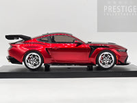 IXO x MCG 2025 Ford Mustang GTD Red Metallic w Silver Wheels 1:18 - New