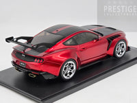 IXO x MCG 2025 Ford Mustang GTD Red Metallic w Silver Wheels 1:18 - New