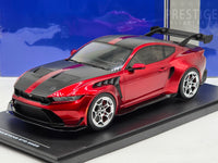 IXO x MCG 2025 Ford Mustang GTD Red Metallic w Silver Wheels 1:18 - New