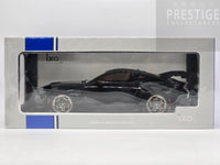 IXO x MCG 2025 Ford Mustang GTD Gloss Black w Gold Wheels 1:18 - New