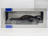 IXO x MCG 2025 Ford Mustang GTD Gloss Black w Gold Wheels 1:18 - New