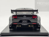IXO x MCG 2025 Ford Mustang GTD Gloss Black w Gold Wheels 1:18 - New