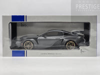 IXO x MCG 2025 Ford Mustang GTD Grey Metallic w Gold Wheels 1:18 - New
