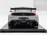 IXO x MCG 2025 Ford Mustang GTD Grey Metallic w Gold Wheels 1:18 - New