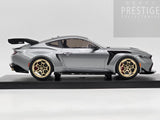 IXO x MCG 2025 Ford Mustang GTD Grey Metallic w Gold Wheels 1:18 - New