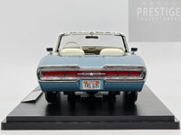 KK-Scale 1966 Ford Thunderbird Convertible, Light Blue Metallic w White Roof 1:18 - New