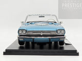 KK-Scale 1966 Ford Thunderbird Convertible, Light Blue Metallic w White Roof 1:18 - New