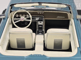 KK-Scale 1966 Ford Thunderbird Convertible, Light Blue Metallic w White Roof 1:18 - New