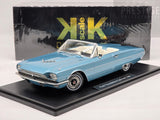 KK-Scale 1966 Ford Thunderbird Convertible, Light Blue Metallic w White Roof 1:18 - New