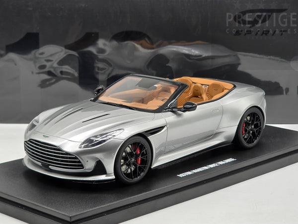 GT Spirit 2023 Aston Martin DB12 Volante Aluminite Silver GT945 1:18 - New