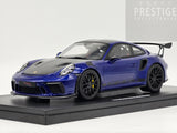 GT Spirit 2018 Porsche 911 GT3 RS Weissach Package 991.2 San Marino Blue 1:18 - New