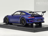 GT Spirit 2018 Porsche 911 GT3 RS Weissach Package 991.2 San Marino Blue 1:18 - New