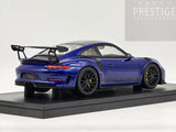 GT Spirit 2018 Porsche 911 GT3 RS Weissach Package 991.2 San Marino Blue 1:18 - New