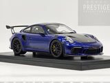 GT Spirit 2018 Porsche 911 GT3 RS Weissach Package 991.2 San Marino Blue 1:18 - New