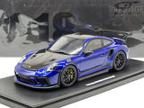 GT Spirit 2018 Porsche 911 GT3 RS Weissach Package 991.2 San Marino Blue 1:18 - New
