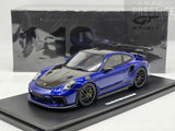 GT Spirit 2018 Porsche 911 GT3 RS Weissach Package 991.2 San Marino Blue 1:18 - New