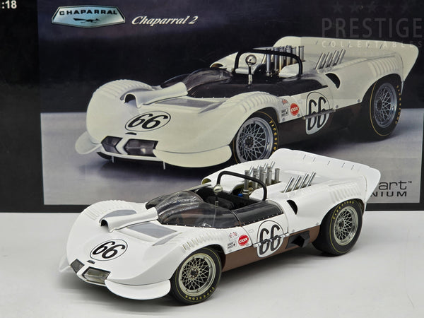 AUTOart 1965 Chaparral 2 A #66 Jim Hall, Hap Sharp USRRC Winner 1:18 - VGC Used