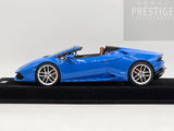 MR Collection 2015 Lamborghini Huracan LP610-4 Spyder Blu Le Mans 1:18 - Preowned