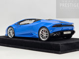 MR Collection 2015 Lamborghini Huracan LP610-4 Spyder Blu Le Mans 1:18 - Preowned