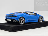 MR Collection 2015 Lamborghini Huracan LP610-4 Spyder Blu Le Mans 1:18 - Preowned