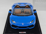 MR Collection 2015 Lamborghini Huracan LP610-4 Spyder Blu Le Mans 1:18 - Preowned