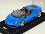 MR Collection 2015 Lamborghini Huracan LP610-4 Spyder Blu Le Mans 1:18 - Preowned