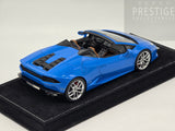 MR Collection 2015 Lamborghini Huracan LP610-4 Spyder Blu Le Mans 1:18 - Preowned