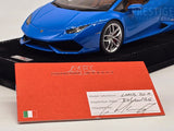 MR Collection 2015 Lamborghini Huracan LP610-4 Spyder Blu Le Mans 1:18 - Preowned