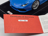 MR Collection 2015 Lamborghini Huracan LP610-4 Spyder Blu Le Mans 1:18 - Preowned