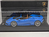 MR Collection 2015 Lamborghini Huracan LP610-4 Spyder Blu Le Mans 1:18 - Preowned