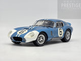 Exoto 1964 Shelby Cobra Daytona "The Prototype" 24hr LeMans #6 Metallic Blue USED