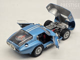 Exoto 1964 Shelby Cobra Daytona "The Prototype" 24hr LeMans #6 Metallic Blue USED