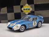 Exoto 1964 Shelby Cobra Daytona "The Prototype" 24hr LeMans #6 Metallic Blue USED
