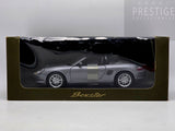 AUTOart/Gate Dealer Edition Porsche Boxster 981 Series 2 Seal Grey Metallic 1:18 - NOS