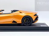 MR Collection 2022 Lamborghini Huracan Evo Spyder RWD Arancio Borealis 1:18 ONE OFF