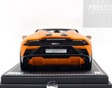 MR Collection 2022 Lamborghini Huracan Evo Spyder RWD Arancio Borealis 1:18 ONE OFF