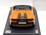 MR Collection 2022 Lamborghini Huracan Evo Spyder RWD Arancio Borealis 1:18 ONE OFF