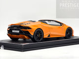 MR Collection 2022 Lamborghini Huracan Evo Spyder RWD Arancio Borealis 1:18 ONE OFF