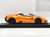 MR Collection 2022 Lamborghini Huracan Evo Spyder RWD Arancio Borealis 1:18 ONE OFF
